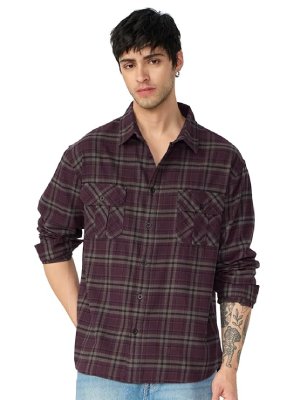 s4 Boys Long Sleeves Collared Neck Button Front Cotton Relaxed Shirts